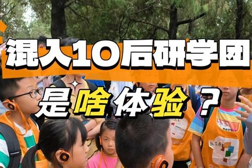 90后大龄儿童混进10后研学团，被教育了……